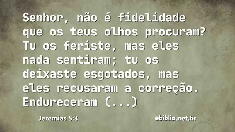 Jeremias 5:3