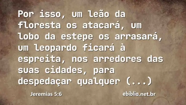 Jeremias 5:6