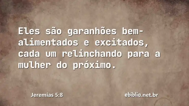 Jeremias 5:8