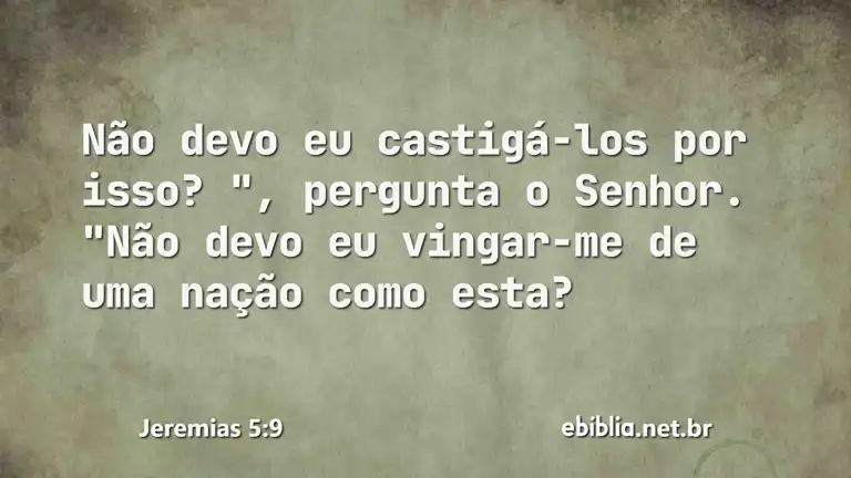 Jeremias 5:9