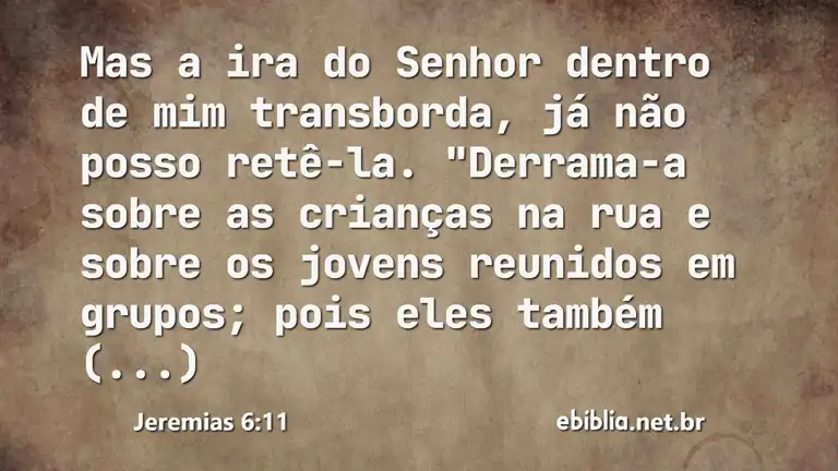 Jeremias 6:11