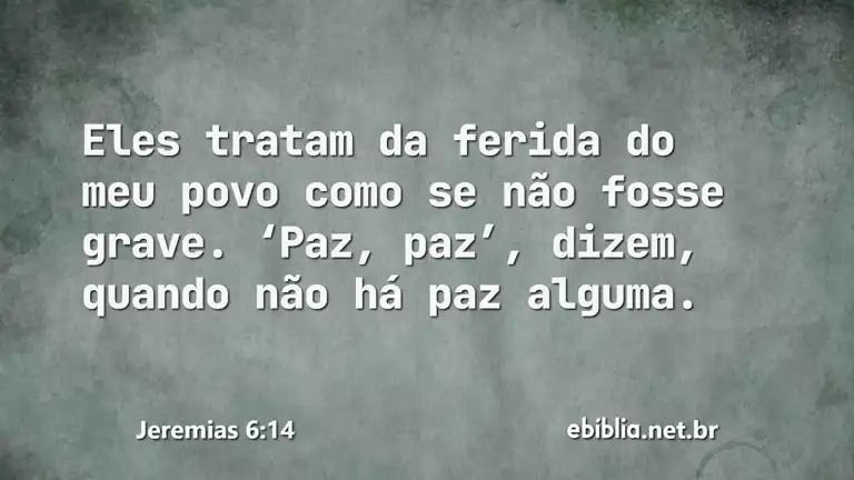 Jeremias 6:14