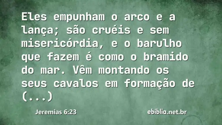 Jeremias 6:23