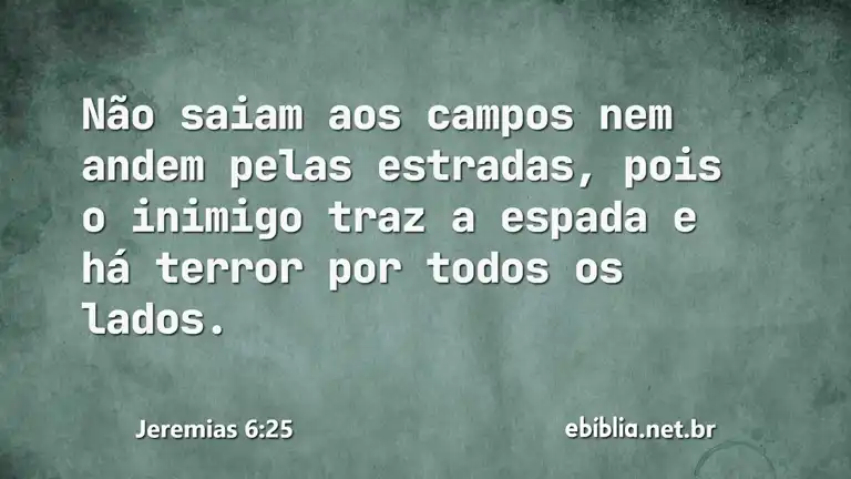 Jeremias 6:25