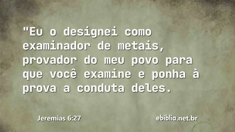 Jeremias 6:27