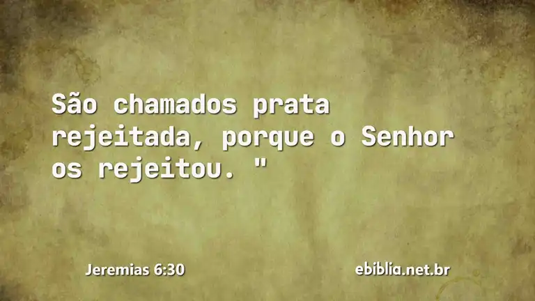 Jeremias 6:30