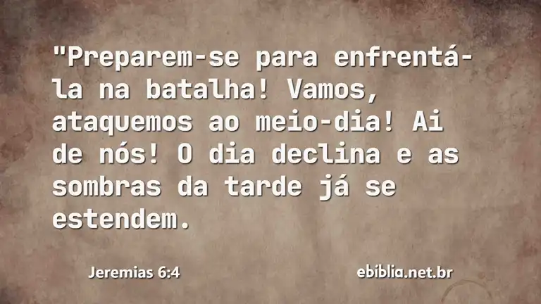 Jeremias 6:4