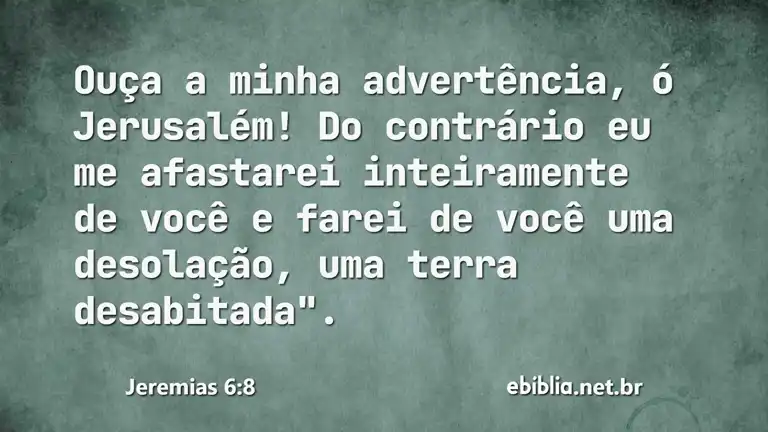 Jeremias 6:8