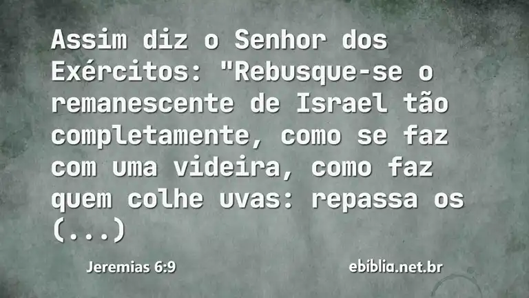 Jeremias 6:9