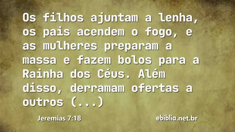 Jeremias 7:18