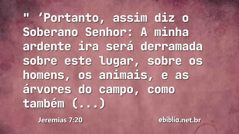 Jeremias 7:20