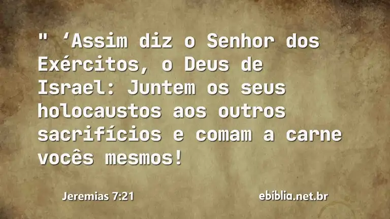 Jeremias 7:21