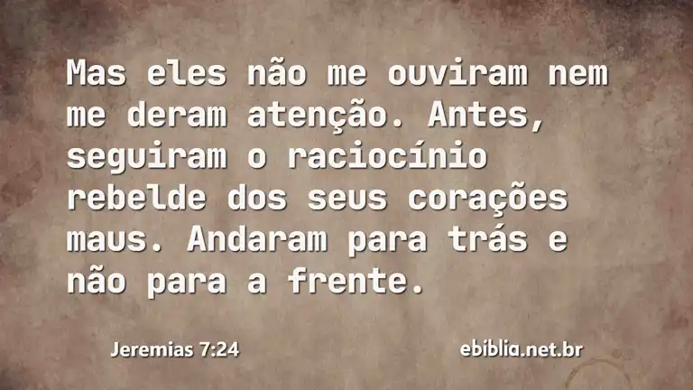 Jeremias 7:24