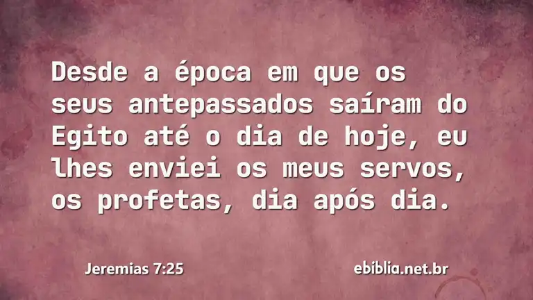 Jeremias 7:25