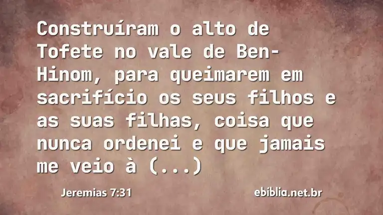 Jeremias 7:31