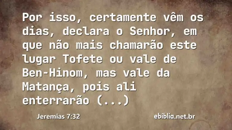 Jeremias 7:32