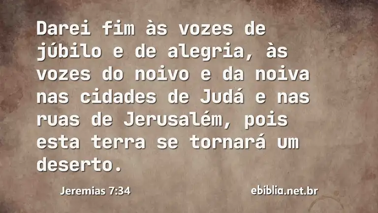 Jeremias 7:34