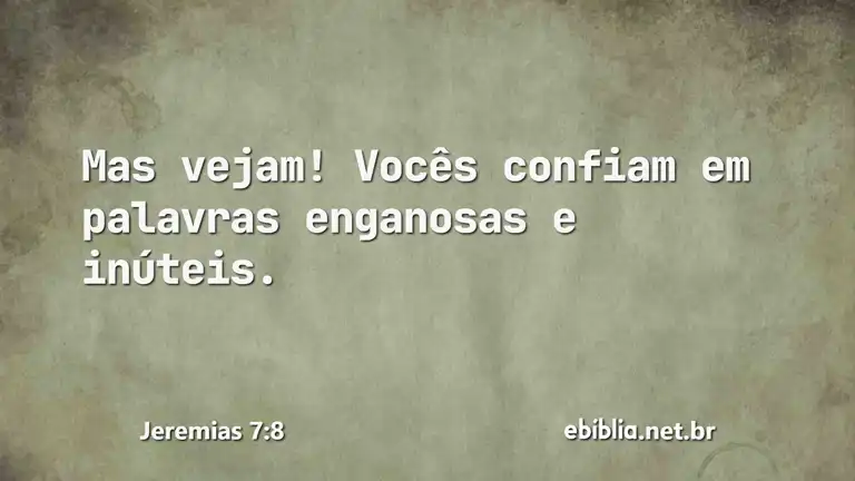 Jeremias 7:8