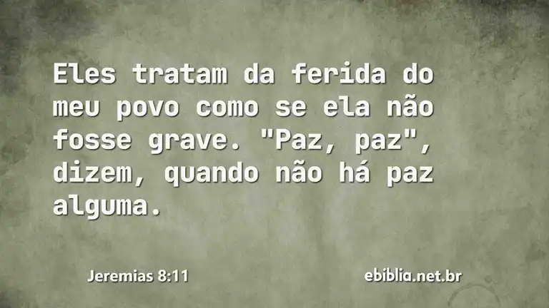 Jeremias 8:11