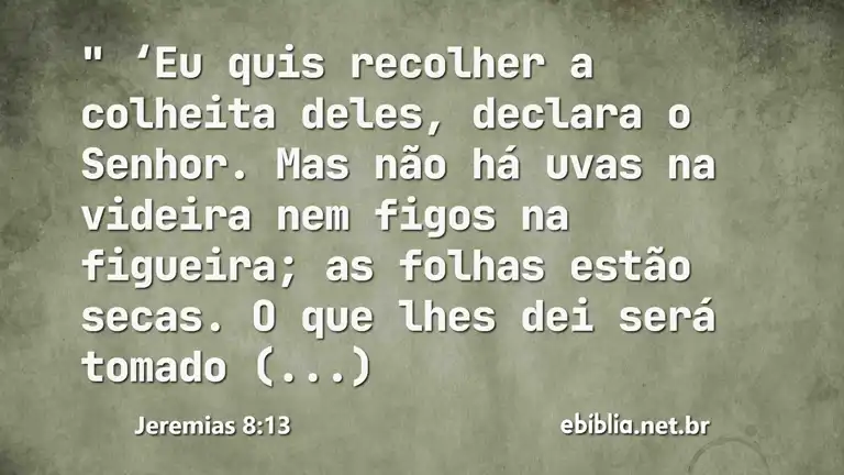 Jeremias 8:13