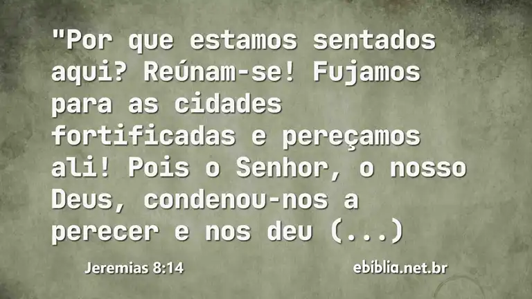 Jeremias 8:14