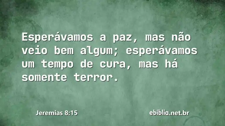 Jeremias 8:15