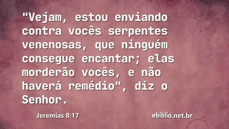 Jeremias 8:17