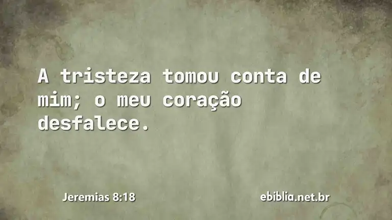 Jeremias 8:18