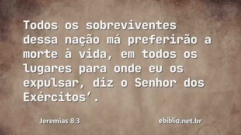 Jeremias 8:3