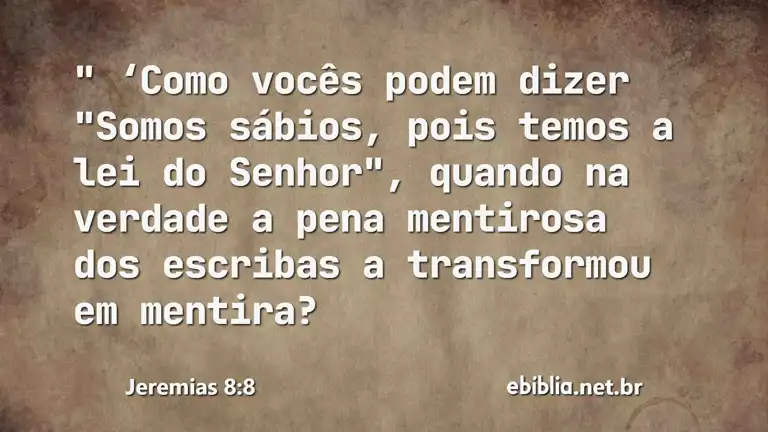 Jeremias 8:8