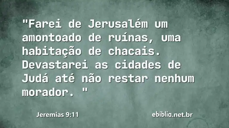 Jeremias 9:11