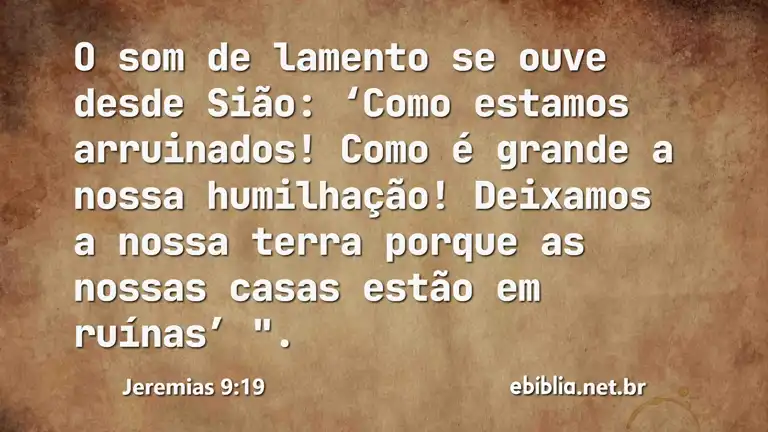 Jeremias 9:19