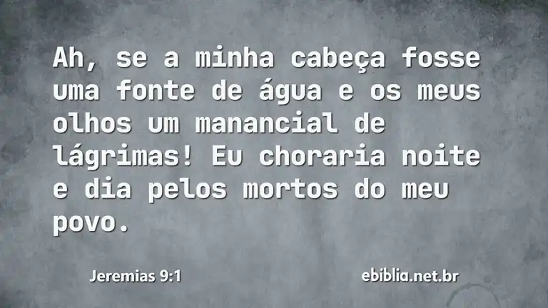 Jeremias 9:1