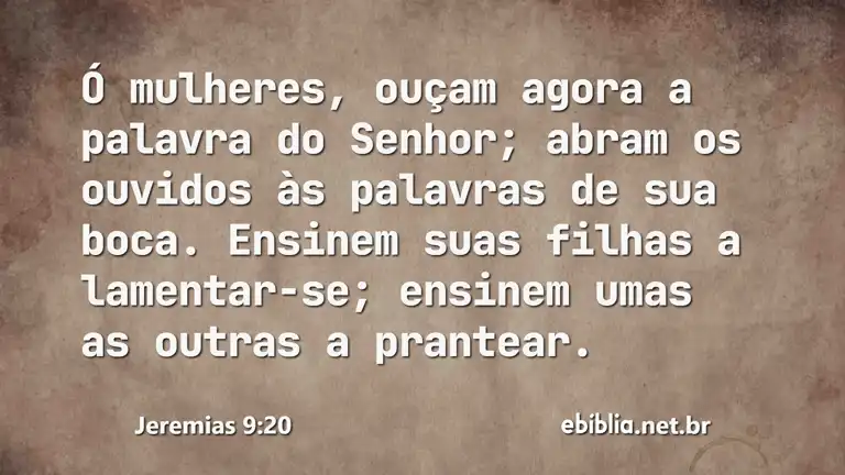 Jeremias 9:20