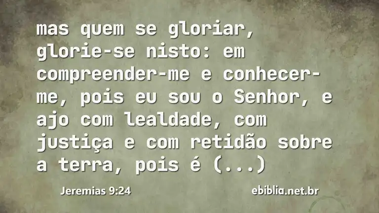 Jeremias 9:24