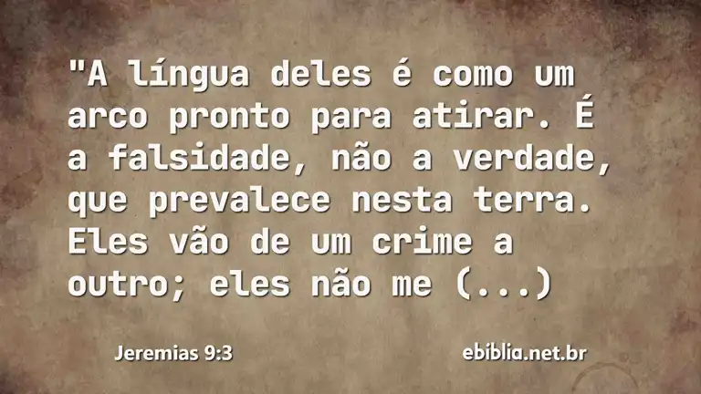 Jeremias 9:3