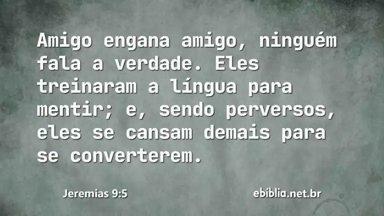 Jeremias 9:5