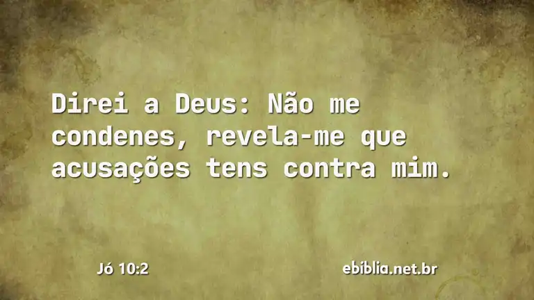 Jó 10:2