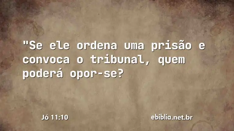 Jó 11:10