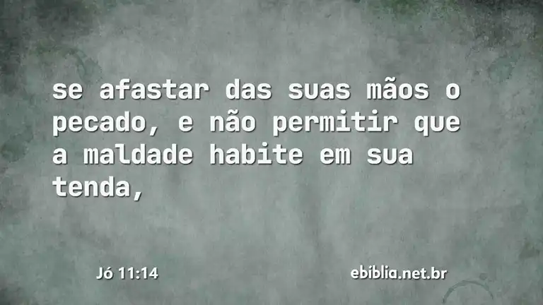 Jó 11:14