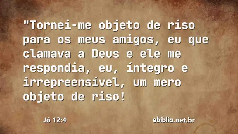 Jó 12:4