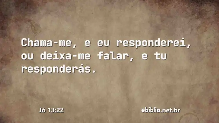 Jó 13:22