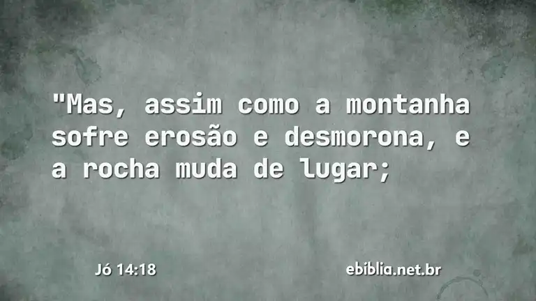 Jó 14:18