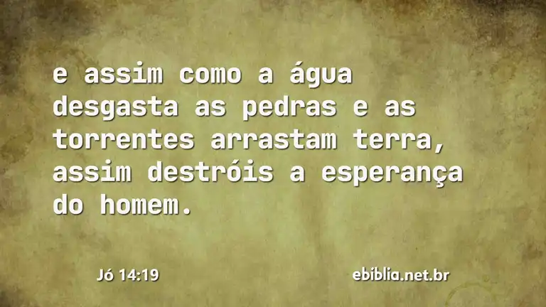 Jó 14:19