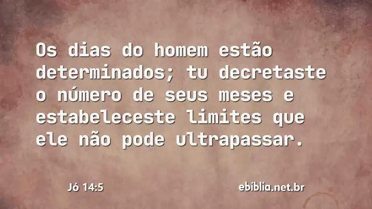 Jó 14:5