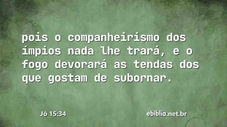 Jó 15:34