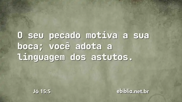 Jó 15:5