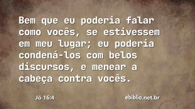 Jó 16:4