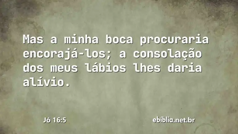 Jó 16:5