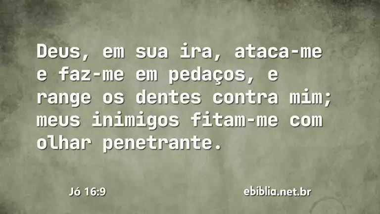 Jó 16:9